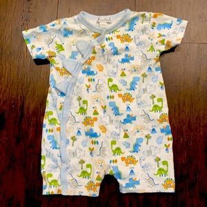 Kissy Kissy Pima Dino Short Romper